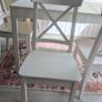 EMERGENCY - IKEA White Ingolf Dining Chairs Image 3