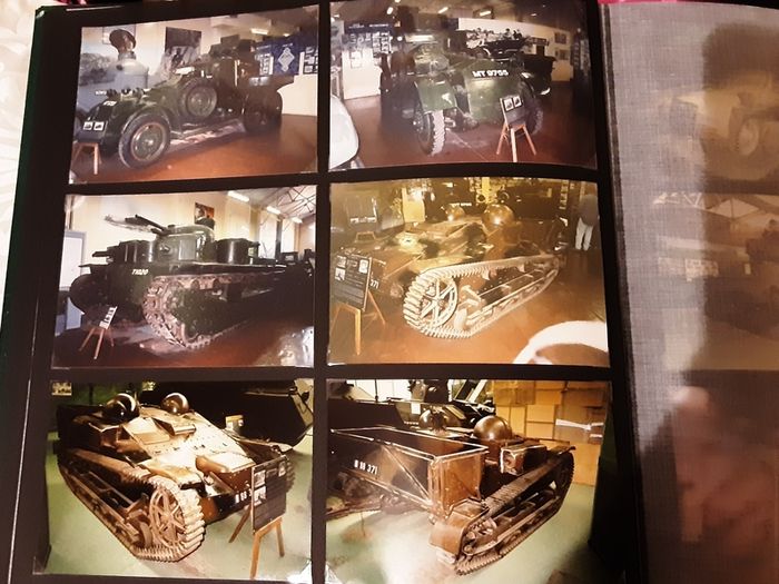 photo album of over 150 militaria vehicle's