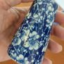 Fabulous Pair of Salt and Pepper Shakers in the Style of Burleighware "Blue Calico Pattern", but no Backstamps, Missing Stoppers Image 9
