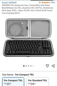 Mechanical keyboard hardshell case