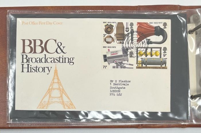Collection of 38 Stamp First Day Covers, 1872-75 housed in Royal Mail small album with good range and including definitive values plus regionals. 38 images of contents