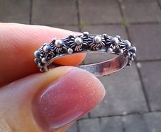 Silver ring size N 1/2