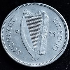 Ireland - 1928 - 6 Pence - Wolfhound - AU - KM.5 - [2765]