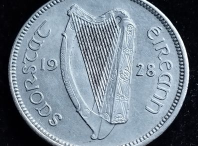 Ireland - 1928 - 6 Pence - Wolfhound - AU - KM.5 - [2765]