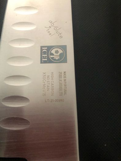 Brand New ICEL 9 Piece Chef's Knife Set in Attache Case