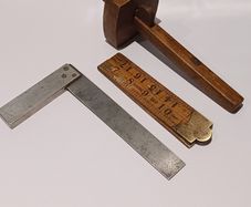 Vintage set of marking / measuring tools