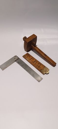 Vintage set of marking / measuring tools