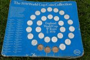 Vintage 1970 ESSO Football World Cup Coin collection
