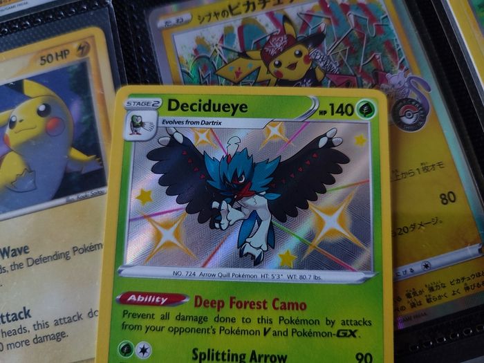 Decidueye ! Baby Shiny ! Shiny Rare ! from Shining Fates Set ! 2019 ! Pokemon Card !