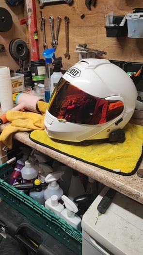 shoei Neotec with Sena