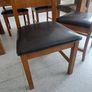 Solid Oak Dining Chairs Image 2