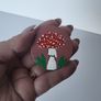 Handmade wooden magnet! Image 10
