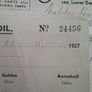 Set of Vintage Motor & Motor Oil Invoices Image 2