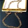 Vintage 9ct Gold 20" Figaro Chain Image 2