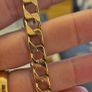 9 Carat Heavy Italian Rose Gold Curb bracelet Image 7