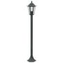 Garden Post Lights 6 pcs E27 110 cm Aluminium Dark Green Image 3