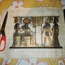 Two Egyptian Papyrus Paintings Image 2