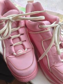 Pink Buffalo Platform Trainers Shoes