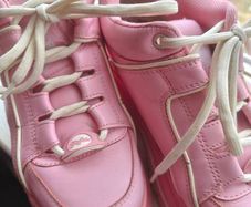 Pink Buffalo Platform Trainers Shoes