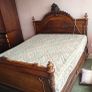 mahogany bed frame Image 2