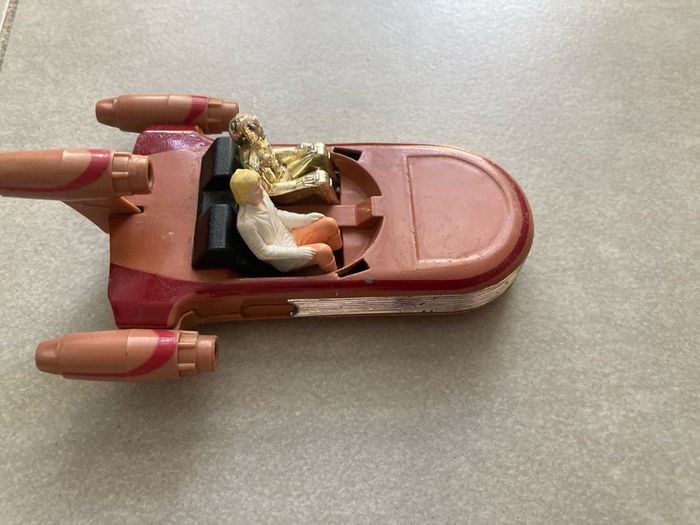vintage star wars die-cast landspeeder