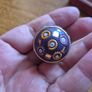 Vintage Christmas Ornament Hand Made Holidays Home Tree Decor Hand cut Mirror Image 2