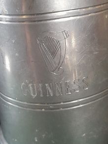 Guinness Glass Bottomed Tankard