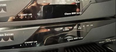 2 X Cisco 878 routers IOS 15.2