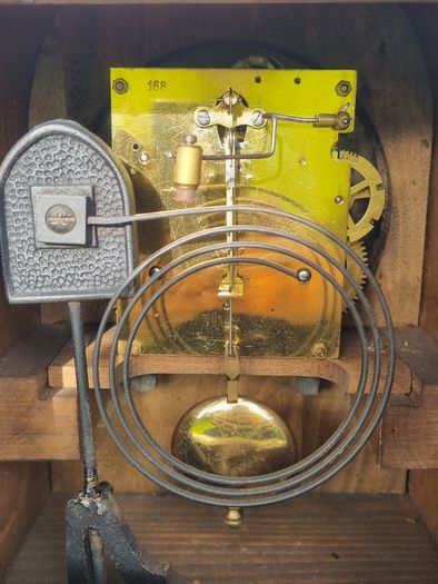 Antique German Junghans mantel (or shelf) clock