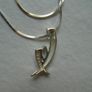 Sterling silver pendant and chain,Silver jewellery,Preloved  jewellery,Necklace Image 8