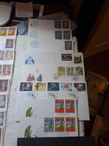 Xmas FDC stamps