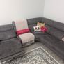 L-shaped Corner Sofa with Electric recliner and usb charger, Michael Murphy Furniture Dewsbury Sofa Grey Image 6