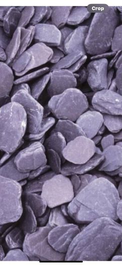 Plum slate boulders rocks chippings pebbles