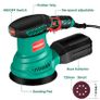 BRAND NEW 300W Random Orbital Electric Sander Machine with 12Pcs Sandpapers Image 2