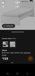 Single malm bed