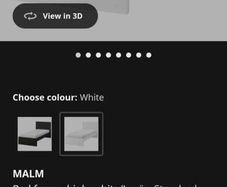Single malm bed