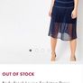 Body Frock Louisa Navy Lace Pleated Midi Dress with Slip, Size 14 (fits 10-12), Occasion/Wedding Guest Image 5