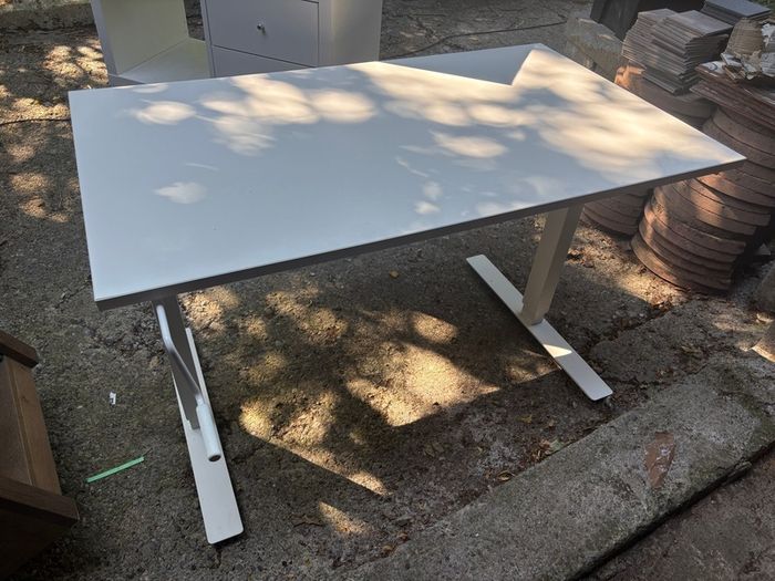 Ikea Trotten Sit Stand Desk - White