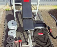 Weight bench weights barbell dumbbells