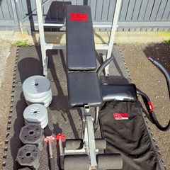 Weight bench weights barbell dumbbells