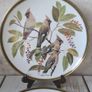 2 Decorative Plates "Songbirds of The World" Bohemian Waxwing And Baltimore Oriole Image 4