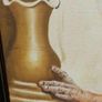 Original framed painting of a Pakistani man at a potter's wheel, D18 Image 6