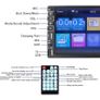 7" MP5 car single din stereo radio touchscreen Image 4