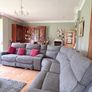 Grey Electric Reclining Sofa + Mila Footstool Image 6