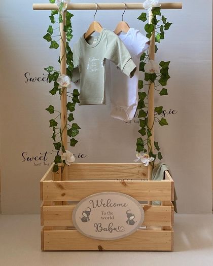 Personalised Baby Crate / Baby Gift