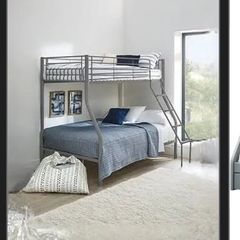 Triple bunk bed in WHITE picture for reference. Same bed