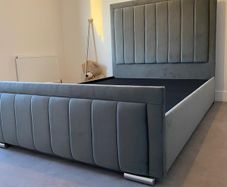 New Double & King Size Bed Frame With Mattress Opt