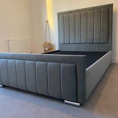New Double & King Size Bed Frame With Mattress Opt