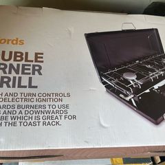 Halfords double stove and grill (new)