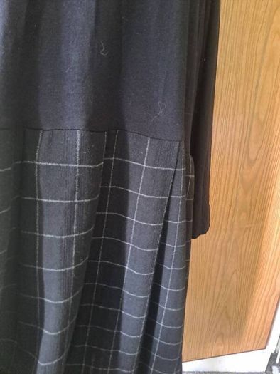 Kokomarina black winter dress with pockets
